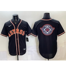 Men Houston Astros Team Big Logo 2026 Fashion Replica Black Out Stitched Baseball Jerseys