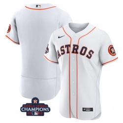 Men's Houston Astros Blank White 2022 World Series Champions Flex Base Stitched Baseball Jersey Men's Houston Astros Blank White 2022 World Series Champions Flex Base Stitched Baseball Jersey