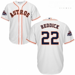 Mens Majestic Houston Astros 22 Josh Reddick Replica White Home 2017 World Series Champions Cool Base MLB Jersey Mens Majestic Houston Astros 22 Josh Reddick Replica White Home 2017 World Series Champions Cool Base MLB Jersey