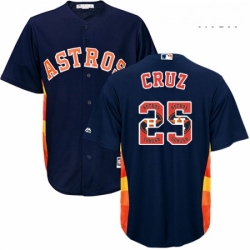 Mens Majestic Houston Astros 25 Jose Cruz Jr Authentic Navy Blue Team Logo Fashion Cool Base MLB Jersey Mens Majestic Houston Astros 25 Jose Cruz Jr Authentic Navy Blue Team Logo Fashion Cool Base MLB Jersey
