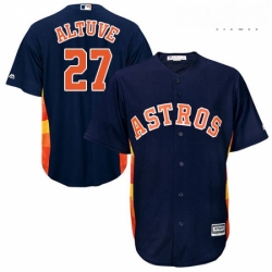 Mens Majestic Houston Astros 27 Jose Altuve Replica Navy Blue Alternate Cool Base MLB Jersey Mens Majestic Houston Astros 27 Jose Altuve Replica Navy Blue Alternate Cool Base MLB Jersey
