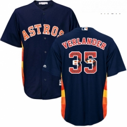 Mens Majestic Houston Astros 35 Justin Verlander Authentic Navy Blue Team Logo Fashion Cool Base MLB Jersey  Mens Majestic Houston Astros 35 Justin Verlander Authentic Navy Blue Team Logo Fashion Cool Base MLB Jersey