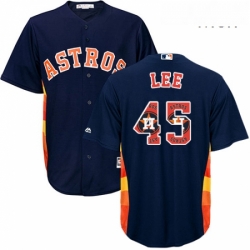 Mens Majestic Houston Astros 45 Carlos Lee Authentic Navy Blue Team Logo Fashion Cool Base MLB Jersey Mens Majestic Houston Astros 45 Carlos Lee Authentic Navy Blue Team Logo Fashion Cool Base MLB Jersey