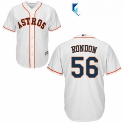 Mens Majestic Houston Astros 56 Hector Rondon Replica White Home Cool Base MLB Jersey  Mens Majestic Houston Astros 56 Hector Rondon Replica White Home Cool Base MLB Jersey