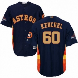 Mens Majestic Houston Astros 60 Dallas Keuchel Replica Navy Blue Alternate 2018 Gold Program Cool Base MLB Jersey Mens Majestic Houston Astros 60 Dallas Keuchel Replica Navy Blue Alternate 2018 Gold Program Cool Base MLB Jersey