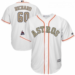 Mens Majestic Houston Astros 60 Dallas Keuchel Replica White 2018 Gold Program Cool Base MLB Jersey Mens Majestic Houston Astros 60 Dallas Keuchel Replica White 2018 Gold Program Cool Base MLB Jersey