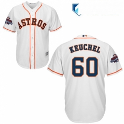 Mens Majestic Houston Astros 60 Dallas Keuchel Replica White Home 2017 World Series Champions Cool Base MLB Jersey Mens Majestic Houston Astros 60 Dallas Keuchel Replica White Home 2017 World Series Champions Cool Base MLB Jersey