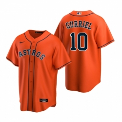 Mens Nike Houston Astros 10 Yuli Gurriel Orange Alternate Stitched Baseball Jersey Mens Nike Houston Astros 10 Yuli Gurriel Orange Alternate Stitched Baseball Jersey