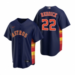 Mens Nike Houston Astros 22 Josh Reddick Navy Alternate Stitched Baseball Jerse Mens Nike Houston Astros 22 Josh Reddick Navy Alternate Stitched Baseball Jerse