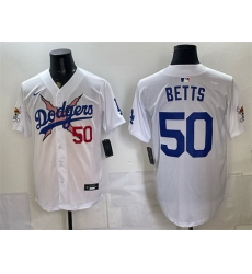 Men Los Angeles Dodgers x One Piece 50 Mookie Betts White Vapor Premier Limited Stitched Baseball Jersey Men Los Angeles Dodgers x One Piece 50 Mookie Betts White Vapor Premier Limited Stitched Baseball Jersey