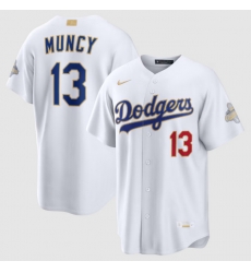 Youth Los Angeles Dodgers Max Muncy Nike White 2026 Gold Collection Stadium Jersey
