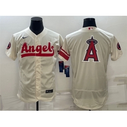 Men Los Angeles Angels 2022 Cream City Connect Team Big Logo Flex Base Stitched Jersey