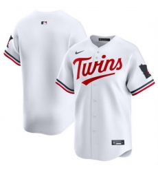 Men Minnesota Twins Blank White 2024 Home Limited Cool Base Stitched Baseball Jersey