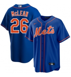 Men New York Mets Nike Nolan McLean #26 Blue Home Stitched Player Jersey Men New York Mets Nike Nolan McLean #26 Blue Home Stitched Player Jersey