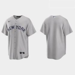 Men New York Yankees Men Nike Gray 2021 Field of Dreams Game MLB Jersey