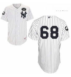 Mens Majestic New York Yankees 68 Dellin Betances Replica White GMS The Boss MLB Jersey