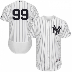 Mens Majestic New York Yankees 99 Aaron Judge WhiteNavy Flexbase Authentic Collection MLB Jersey