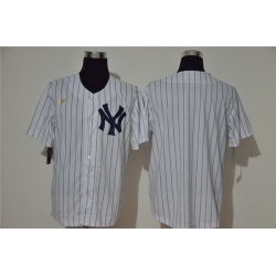 Yankees Blank White Nike Cool Base Jersey