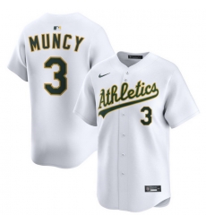 Men Athletics Nike Home Limited Custom Jersey White Muncy Max 3