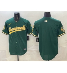 Men Oakland Athletics Blank 2026 Green Alternate Sacramento Celebrating 125 Years Vapor Limited Stitched Baseball Jersey