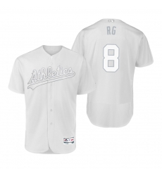 Oakland Athletics Robbie Grossman RG White 2019 Players Weekend MLB Jersey