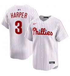 Men Philadelphia Phillies 3 Bryce Harper Nike White Home Limited Player Jerseys Men Philadelphia Phillies 3 Bryce Harper Nike White Home Limited Player Jerseys