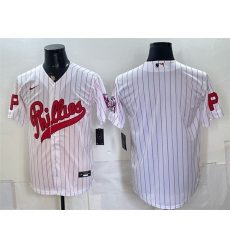Men Philadelphia Phillies Blank White 2026 Field of Dreams Stadium Stitched Baseball Jersey
