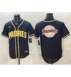 Men San Diego Padres Team Big Logo 2026 Fashion Replica Black Out Stitched Baseball Jerseys Men San Diego Padres Team Big Logo 2026 Fashion Replica Black Out Stitched Baseball Jerseys
