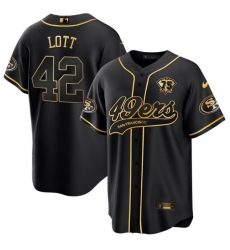 Men San Francisco Giants 24 Willie Mays Black Gold Stitched Baseball Jersey