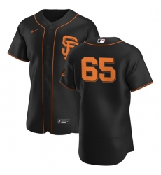 San Francisco Giants 65 Sam Coonrod Men Nike Black Alternate 2020 Authentic Player MLB Jersey