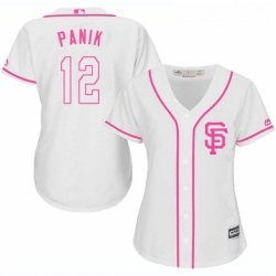 Womens Majestic San Francisco Giants 12 Joe Panik Authentic White Fashion Cool Base MLB Jersey Womens Majestic San Francisco Giants 12 Joe Panik Authentic White Fashion Cool Base MLB Jersey