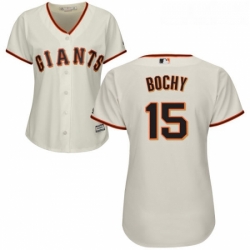 Womens Majestic San Francisco Giants 15 Bruce Bochy Authentic Cream Home Cool Base MLB Jersey Womens Majestic San Francisco Giants 15 Bruce Bochy Authentic Cream Home Cool Base MLB Jersey