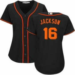 Womens Majestic San Francisco Giants 16 Austin Jackson Authentic Black Alternate Cool Base MLB Jersey  Womens Majestic San Francisco Giants 16 Austin Jackson Authentic Black Alternate Cool Base MLB Jersey