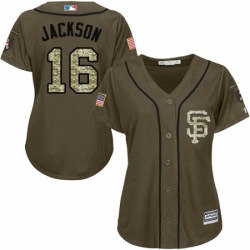 Womens Majestic San Francisco Giants 16 Austin Jackson Authentic Green Salute to Service MLB Jersey  Womens Majestic San Francisco Giants 16 Austin Jackson Authentic Green Salute to Service MLB Jersey