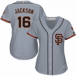 Womens Majestic San Francisco Giants 16 Austin Jackson Authentic Grey Road 2 Cool Base MLB Jersey  Womens Majestic San Francisco Giants 16 Austin Jackson Authentic Grey Road 2 Cool Base MLB Jersey