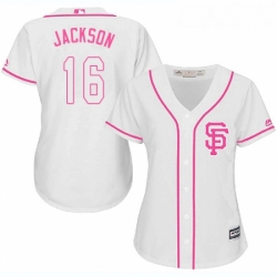 Womens Majestic San Francisco Giants 16 Austin Jackson Authentic White Fashion Cool Base MLB Jersey  Womens Majestic San Francisco Giants 16 Austin Jackson Authentic White Fashion Cool Base MLB Jersey