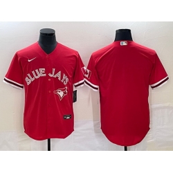 Men Toronto Blue Jays Blank Red Cool Base Stitched Jersey