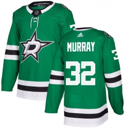 Men Dallas Stars 32 Matt Murray Green Stitched Jersey