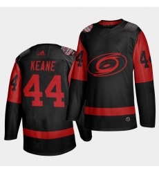 Carolina Hurricanes 44 Joey Keane Black Men 2021 Stadium Series Outdoor Game Jersey