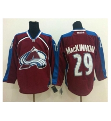 Colorado Avalanche #29 Nathan MacKinnon Red Home Stitched NHL Jersey