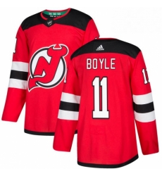 Mens Adidas New Jersey Devils 11 Brian Boyle Premier Red Home NHL Jersey 