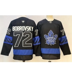 Men Toronto Maple Leafs 72 Sergei Bobrovsky Fanatics Black Alternate Reversible Next Gen Jersey Men Toronto Maple Leafs 72 Sergei Bobrovsky Fanatics Black Alternate Reversible Next Gen Jersey