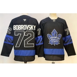 Men Toronto Maple Leafs  72 Sergei Bobrovsky Fanatics Black Alternate Reversible Next Gen Jersey