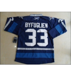 nhl jets #33 byfuglien blue 2012 new