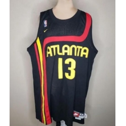 NBA Nike Atlanta Hawks 1974 Retro Black Basketball Jersey Robinson #13