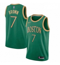 Celtics 7 Jaylen Brown Green Basketball Swingman City Edition 2019 20 Jersey