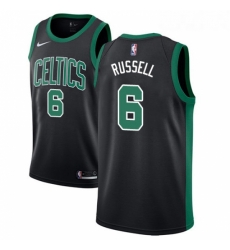 Youth Adidas Boston Celtics 6 Bill Russell Authentic Black NBA Jersey Statement Edition