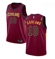 Cavaliers #10 Darius Garland Red Basketball Swingman Icon Edition Jersey