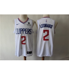 Clippers 2 Kawhi Leonard White Nike Swingman Jersey