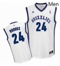 Mens Adidas Memphis Grizzlies 24 Dillon Brooks Swingman White Home NBA Jersey 